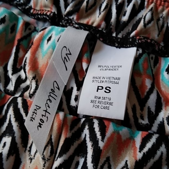 Wide Leg Fluid Pants Relaxed Fit NY Collection Pull-up SP - Picture 8 of 9